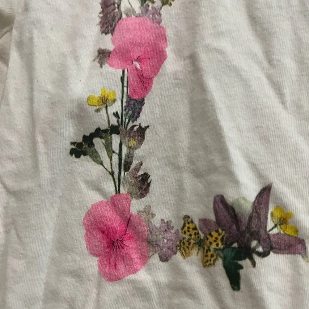 Old Navy girls size XL love with flowers t shirt